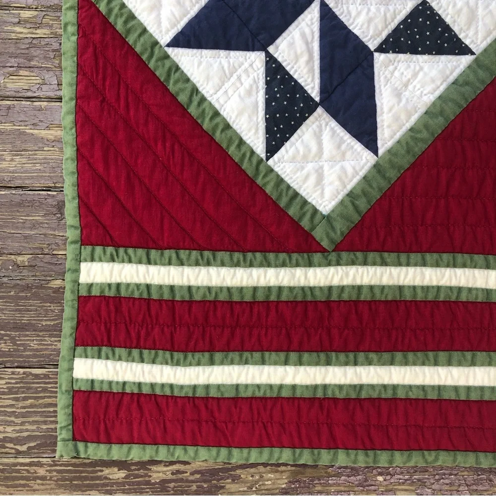 Handmade Star Lap Quilt/Wall Hanging